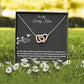 To My Loving Mom | Thanks For Your Understanding | Pendant Necklace