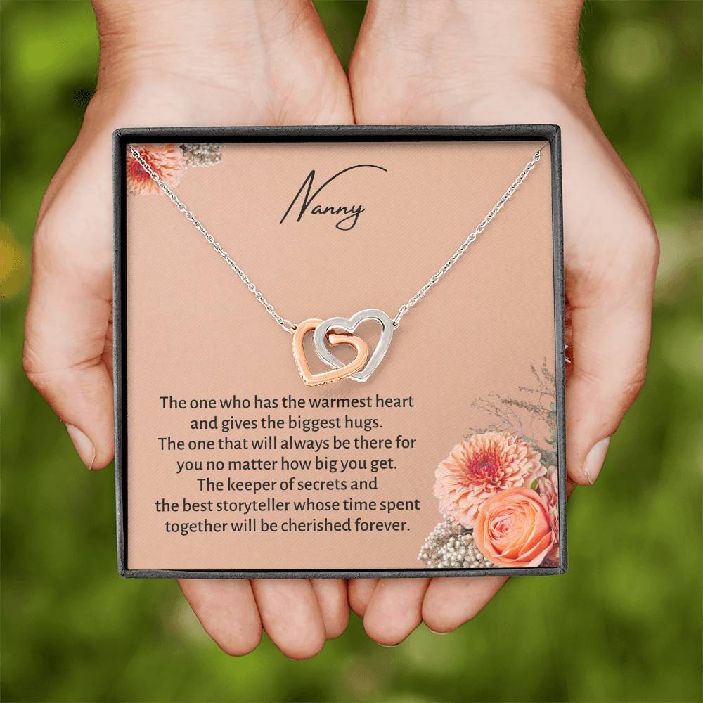Nanny | The One Who Has The Warmest Heart | Professional Necklace Gift