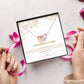 Congratulations | Motherhood Is The Most Beautiful Thing In The World | Pregnancy Necklace Gift