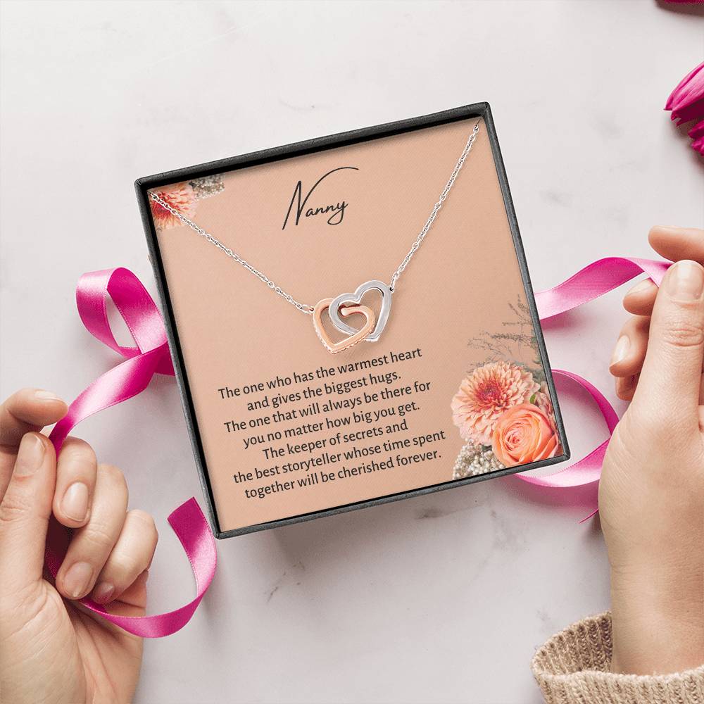 Nanny | The One Who Has The Warmest Heart | Professional Necklace Gift