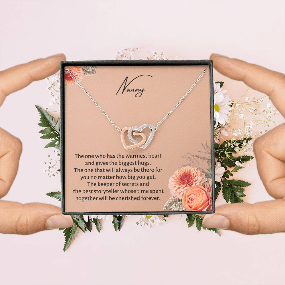 Nanny | The One Who Has The Warmest Heart | Professional Necklace Gift
