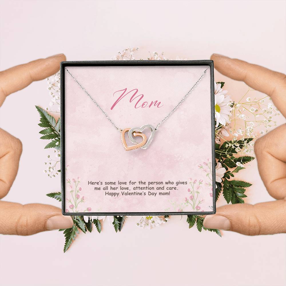 Mom | Happy Valentine's Day | Pendant Necklace