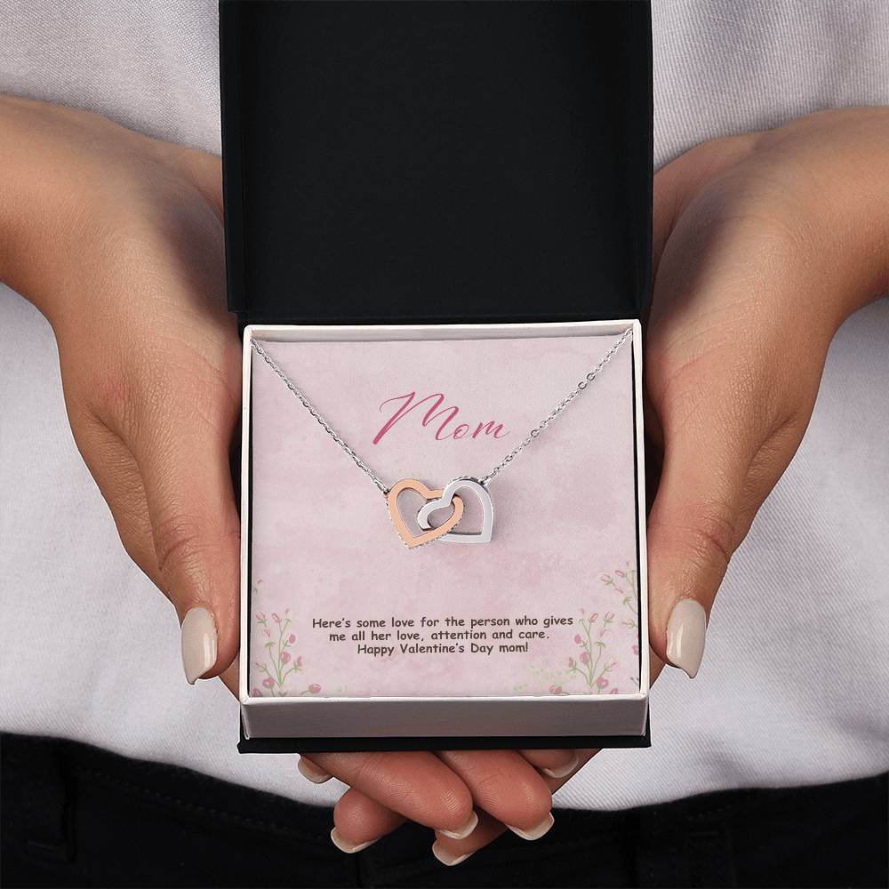 Mom | Happy Valentine's Day | Pendant Necklace