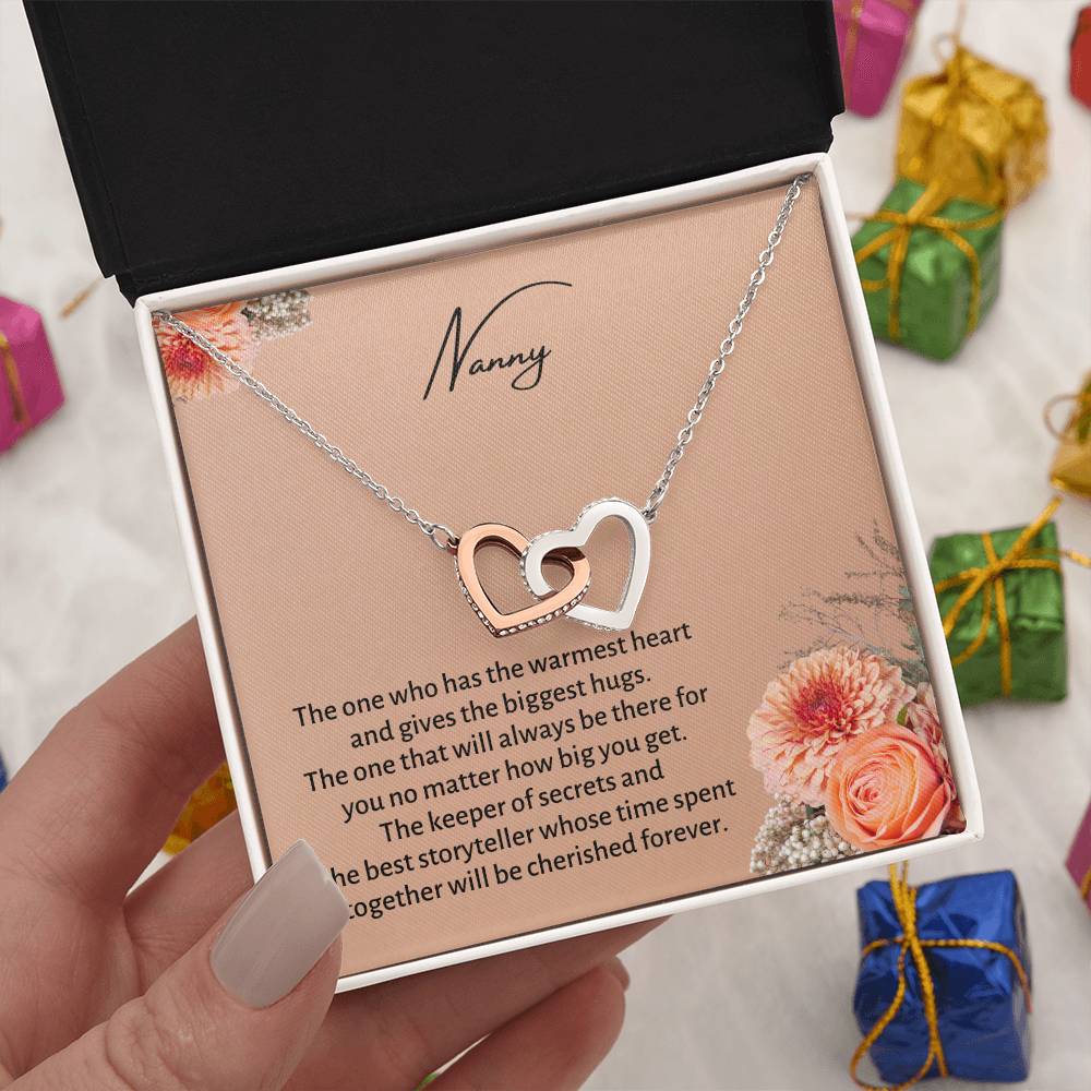 Nanny | The One Who Has The Warmest Heart | Professional Necklace Gift