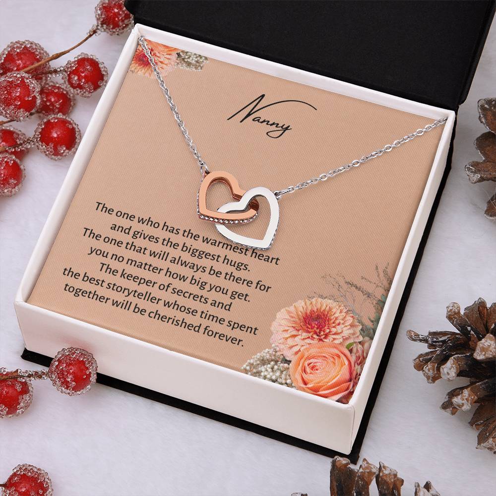 Nanny | The One Who Has The Warmest Heart | Professional Necklace Gift