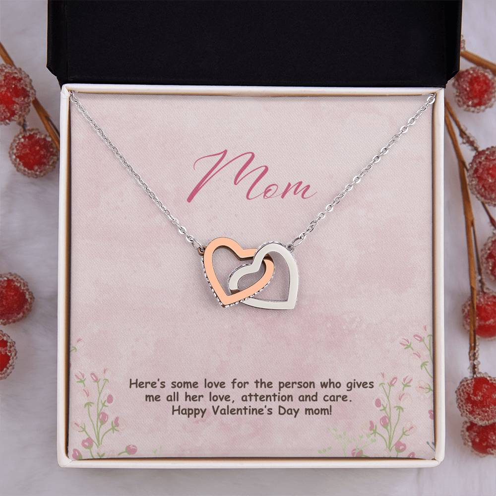 Mom | Happy Valentine's Day | Pendant Necklace