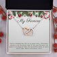 My Fiancee | Merry Christmas | Love Pendant Necklace