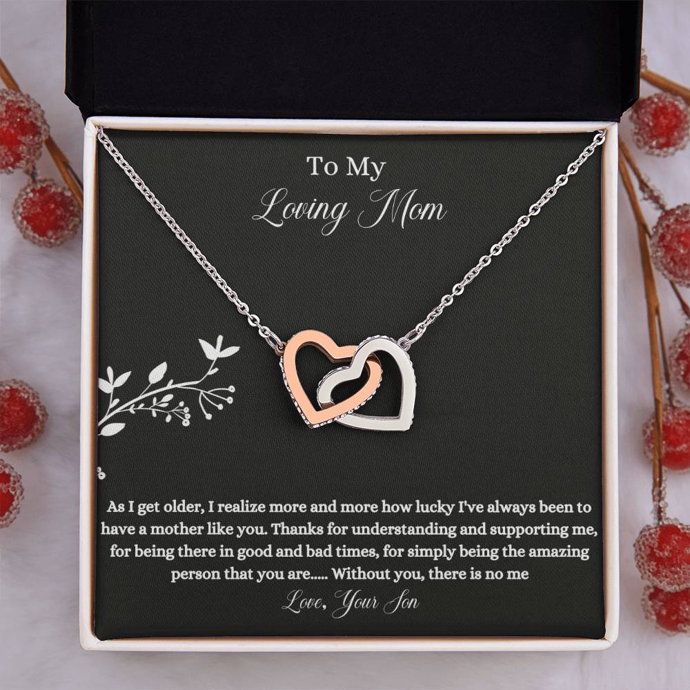 To My Loving Mom | Thanks For Your Understanding | Pendant Necklace