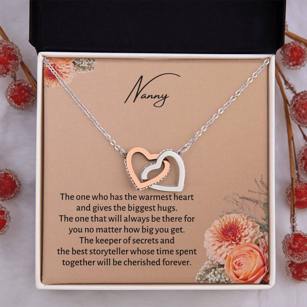 Nanny | The One Who Has The Warmest Heart | Professional Necklace Gift