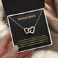 Bonus Mom | I Appreciate All You Do For Us | Heart Pendant Necklace