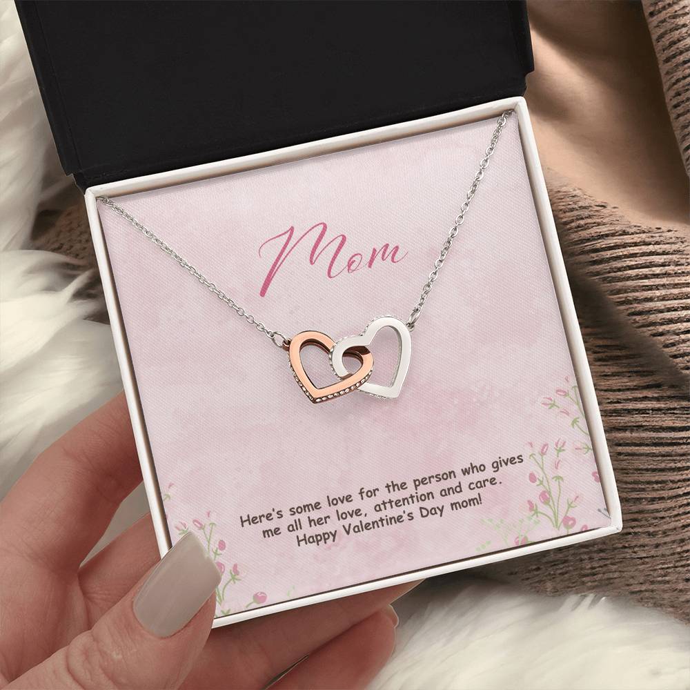 Mom | Happy Valentine's Day | Pendant Necklace