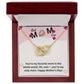 Best Mom Ever | Happy Mother's Day | Heart Pendant Necklace