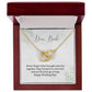 Dear Bride | Stay Focused On Your Love | Heart Pendant Necklace