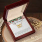 My Fiancee | Merry Christmas | Love Pendant Necklace