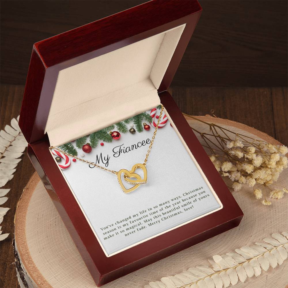 My Fiancee | Merry Christmas | Love Pendant Necklace