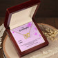 To My Granddaughter | If Anyone Is In Christ | Baptism Faith Necklace