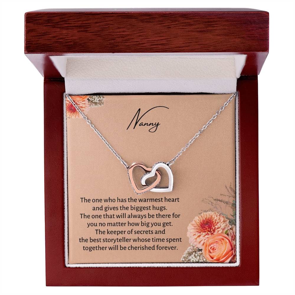 Nanny | The One Who Has The Warmest Heart | Professional Necklace Gift