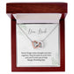Dear Bride | Stay Focused On Your Love | Heart Pendant Necklace