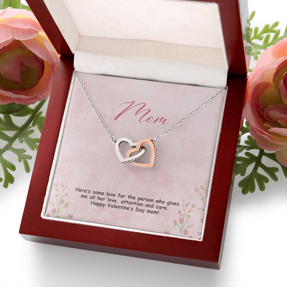 Mom | Happy Valentine's Day | Pendant Necklace
