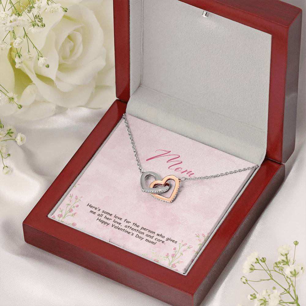 Mom | Happy Valentine's Day | Pendant Necklace
