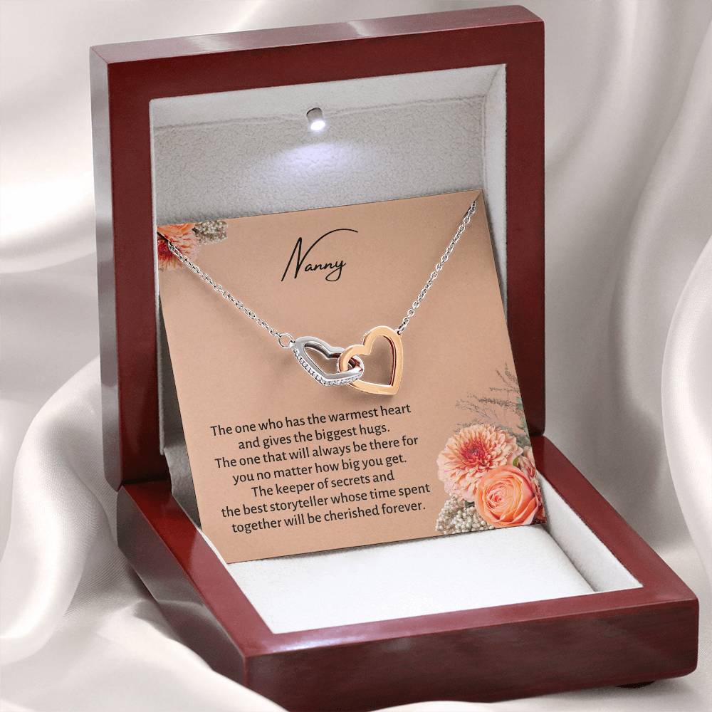 Nanny | The One Who Has The Warmest Heart | Professional Necklace Gift