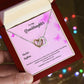 To My Granddaughter | If Anyone Is In Christ | Baptism Faith Necklace