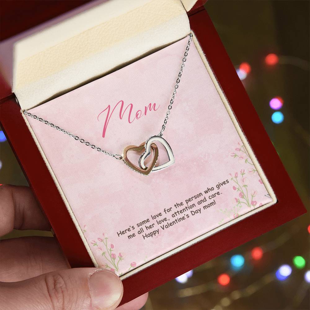 Mom | Happy Valentine's Day | Pendant Necklace
