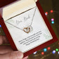 Dear Bride | Stay Focused On Your Love | Heart Pendant Necklace