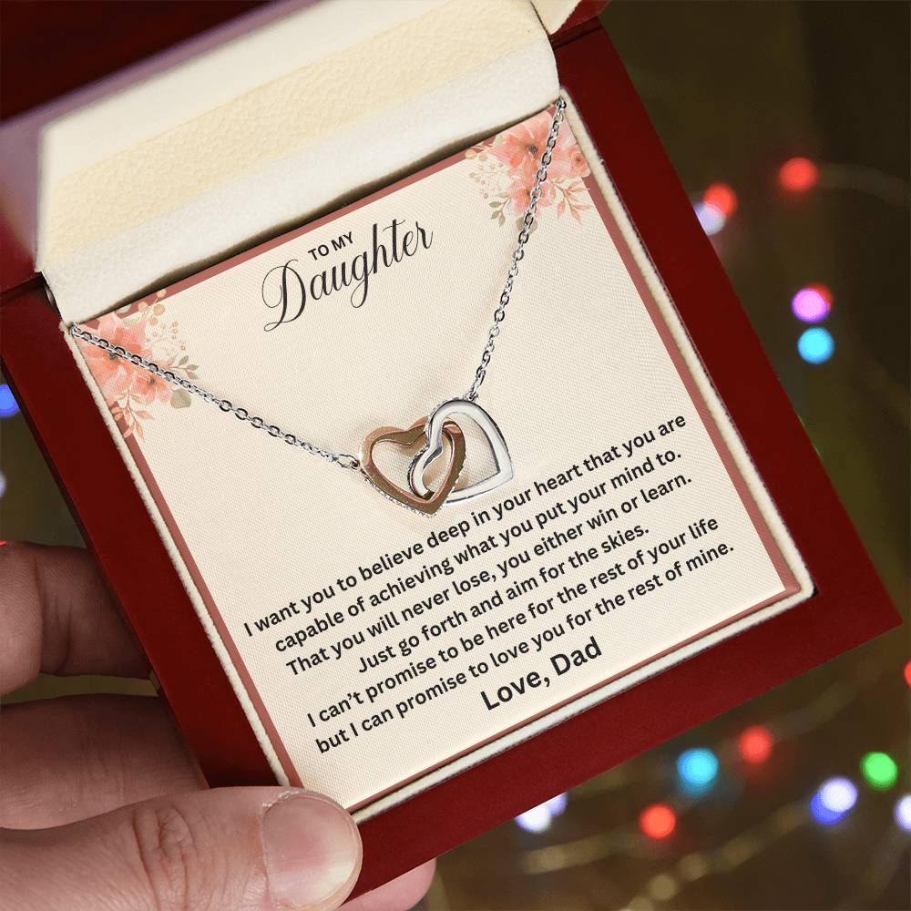 To My Daughter | You Will Never Lose | Pendant Necklace