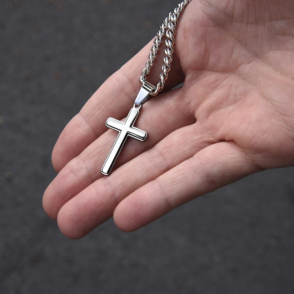 My Brother | You Are In My Heart | Cross Cuban Necklace