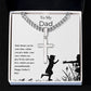 To My Dad | Thank You For Your Time | Happy Father's Day Necklace