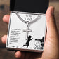 To My Dad | Thank You For Your Time | Happy Father's Day Necklace