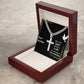 Dear Brother | Stand Firm In Faith | Cuban Cross Necklace