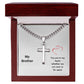 My Brother | You Are In My Heart | Cross Cuban Necklace