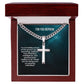 For You Nephew | I Am Proud Of You | Cuban Necklace