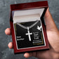 Dear Brother | Stand Firm In Faith | Cuban Cross Necklace