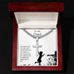To My Dad | Thank You For Your Time | Happy Father's Day Necklace
