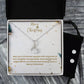 Merry Christmas | Necklace  + Clear CZ Earrings