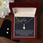 To My Wife | You Are My Everything | Necklace  + Clear CZ Earrings