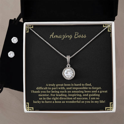 Amazing Boss | I Am So Lucky To Have A Boss Like You | Professional Pendant Necklace
