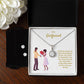 To My Girlfriend | We Cannot Be Separated | White Gold Pendant Necklace