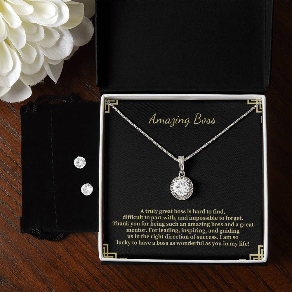 Amazing Boss | I Am So Lucky To Have A Boss Like You | Professional Pendant Necklace