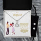 To My Girlfriend | We Cannot Be Separated | White Gold Pendant Necklace