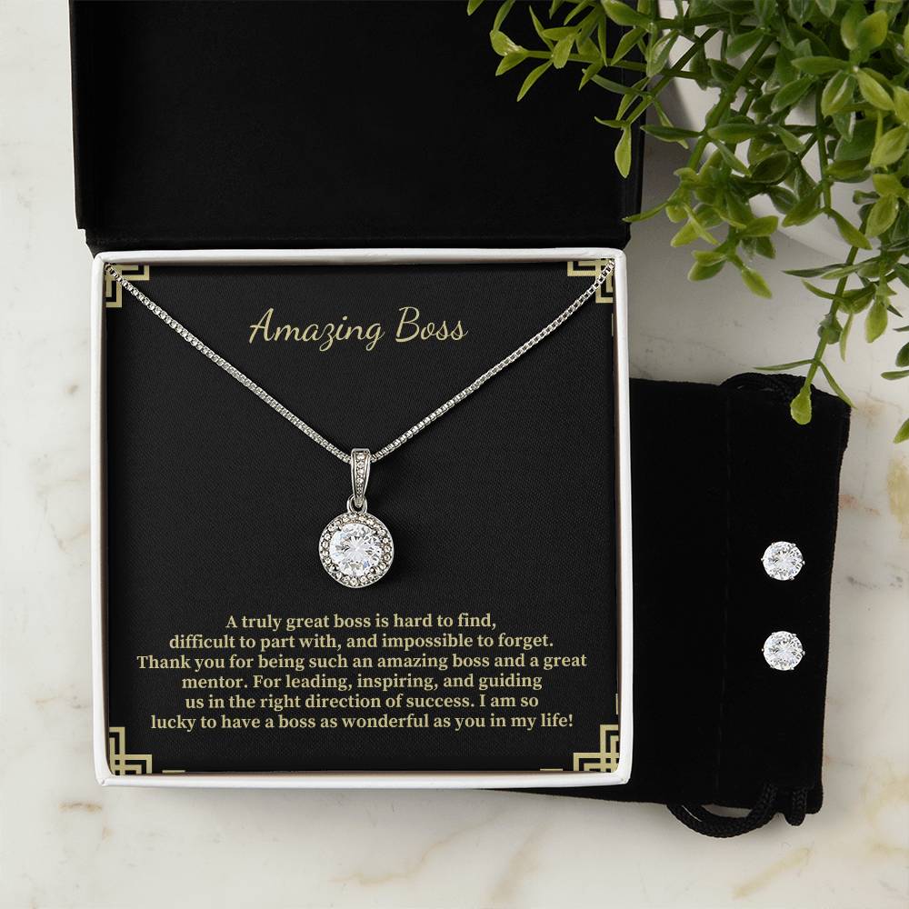 Amazing Boss | I Am So Lucky To Have A Boss Like You | Professional Pendant Necklace