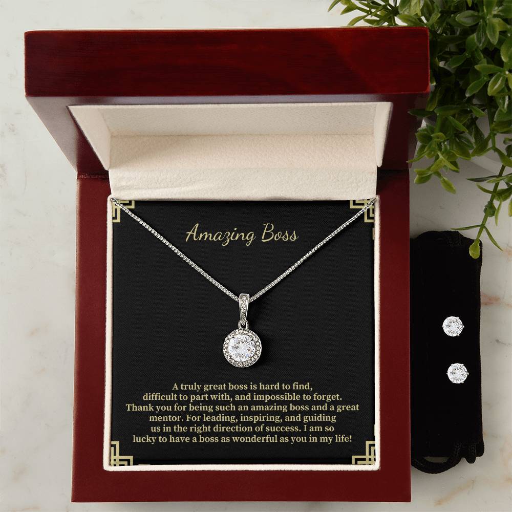 Amazing Boss | I Am So Lucky To Have A Boss Like You | Professional Pendant Necklace
