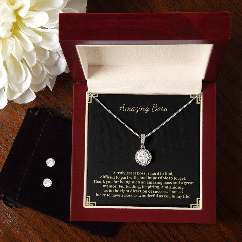Amazing Boss | I Am So Lucky To Have A Boss Like You | Professional Pendant Necklace