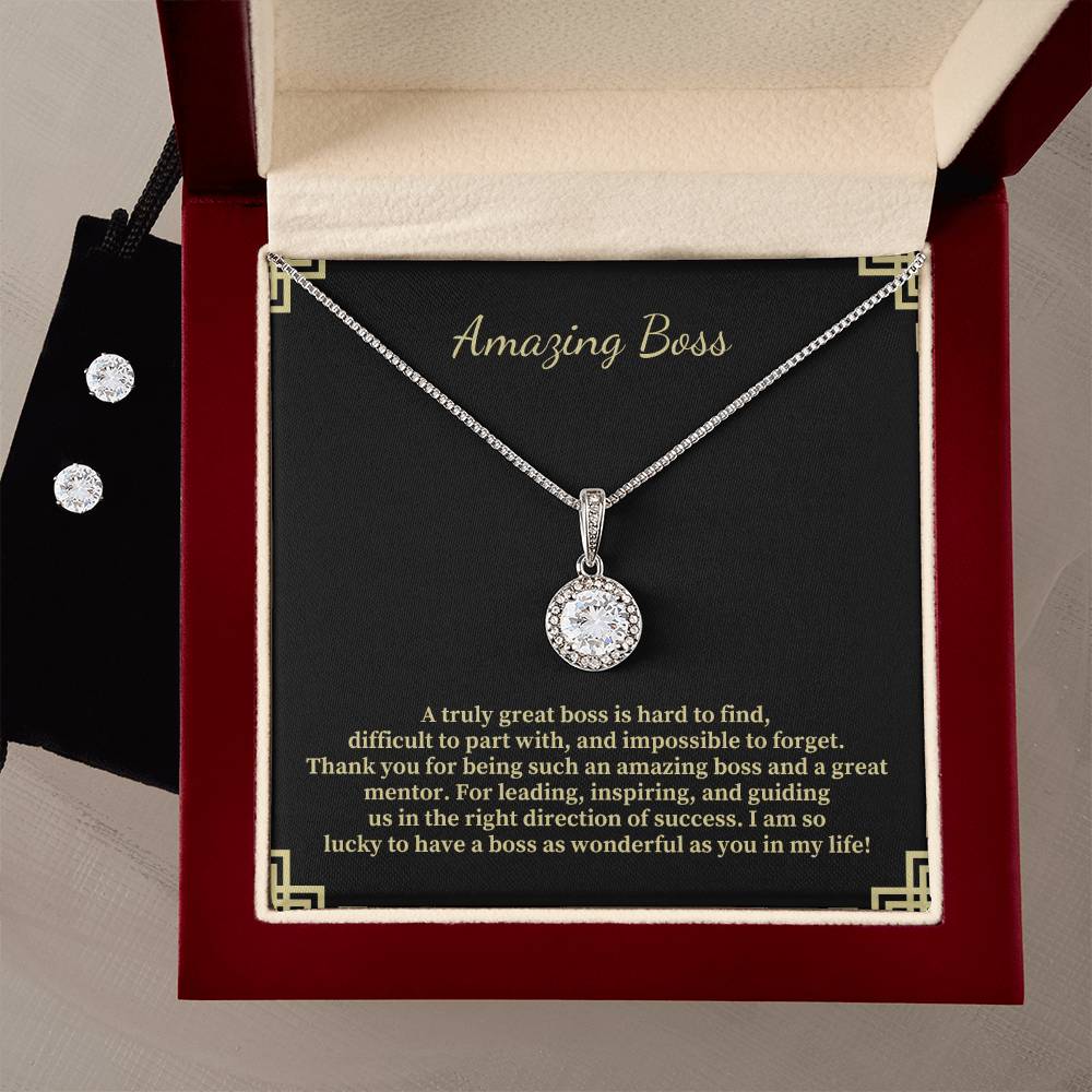 Amazing Boss | I Am So Lucky To Have A Boss Like You | Professional Pendant Necklace