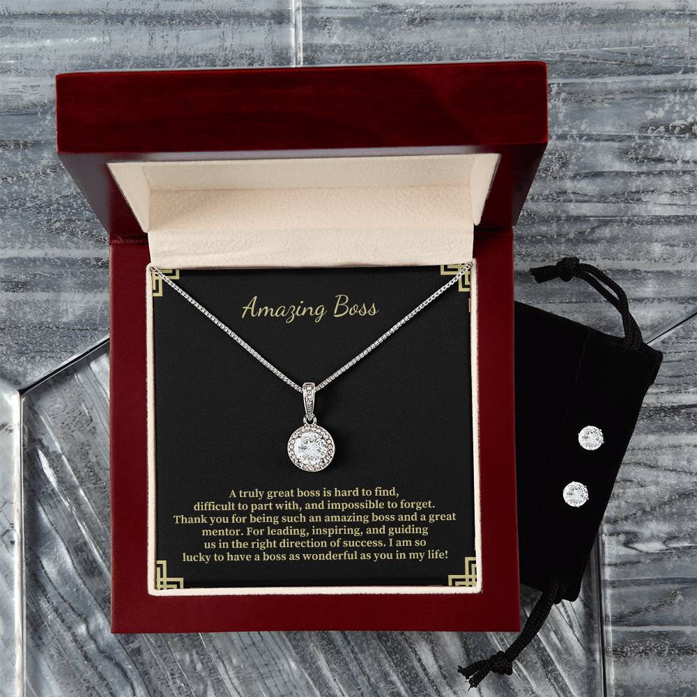 Amazing Boss | I Am So Lucky To Have A Boss Like You | Professional Pendant Necklace