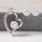 To My Stepdaughter | I Will Treat You Like My Own |  Necklace + Clear CZ Earrings