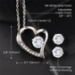To My Stepdaughter | I Will Treat You Like My Own |  Necklace + Clear CZ Earrings